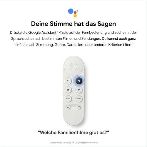 Google Chromecast TV 4K blau