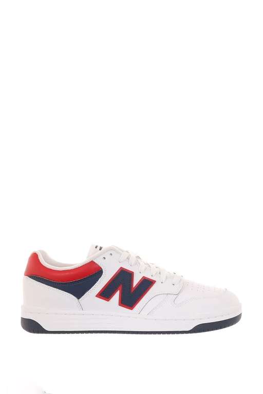 New Balance – Sneaker „BB480“ in Weiß und Rot
