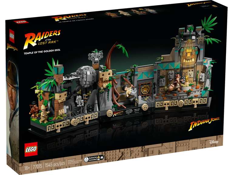 LEGO Indiana Jones Tempel des goldenen Götzen (77015) für 104,99 Euro [Toys for fun]