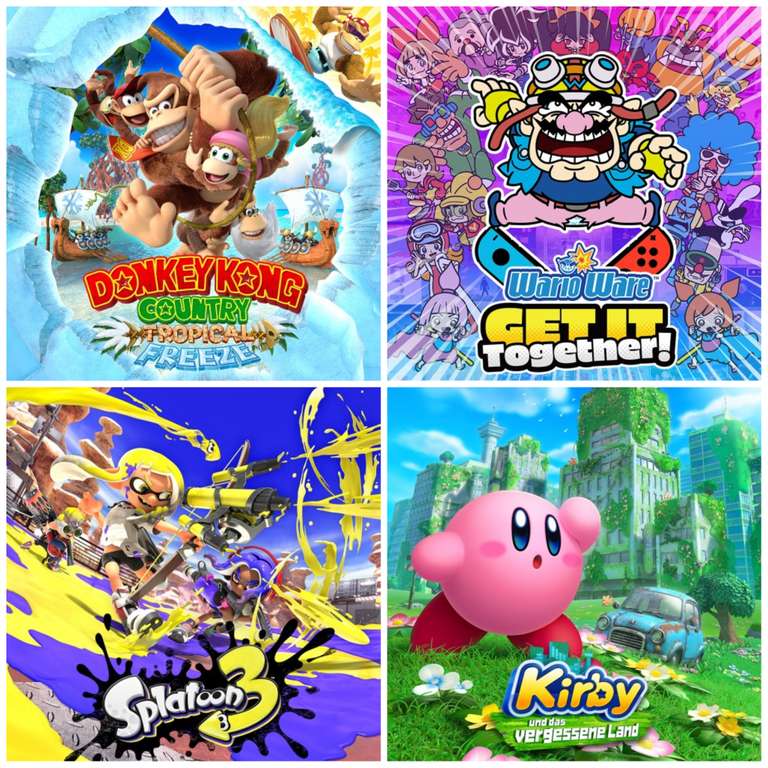 [Nintendo e-Shop] - Nintendo AAA Games für Switch im Sale - Mario Party, Kirby, Donkey Kong, Splatoon 3, New Super Mario Bros. usw.