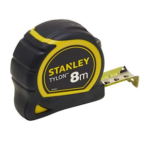 Stanley Bandmass Tylon (8 m, Tylon-Polymer Schutzschicht, verschiebbarer Endhaken, Kunststoffgehäuse) 5m 6,19€ [Prime]