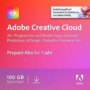 Adobe Creative Cloud Prepaid Abo 1 Jahr (767€ Normalpreis)