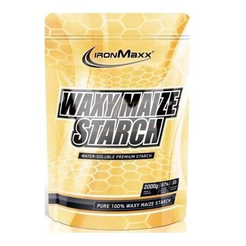 2kg IronMaxx Waxy Maize Starch Weight Gainer, Geschmack Neutral, 2kg Beutel (1er Pack) - Prime