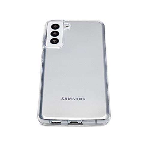 Amazon Basics TPU-Handyhülle für Samsung Galaxy S21 Plus, Flüssigkristall, klar, weich (Prime)