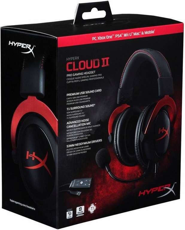 [Saturn / Amazon] HYPERX Cloud II Over-Ear Gaming Headset in 2 Farben für je 44€ | MICROSOFT Xbox Series S 512 GB + Fifa 23 für 259€