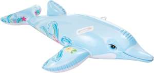 [Prime] Intex Schwimmtier Delphin 175 cm mit Griff Reittier Aufblastier Delfin