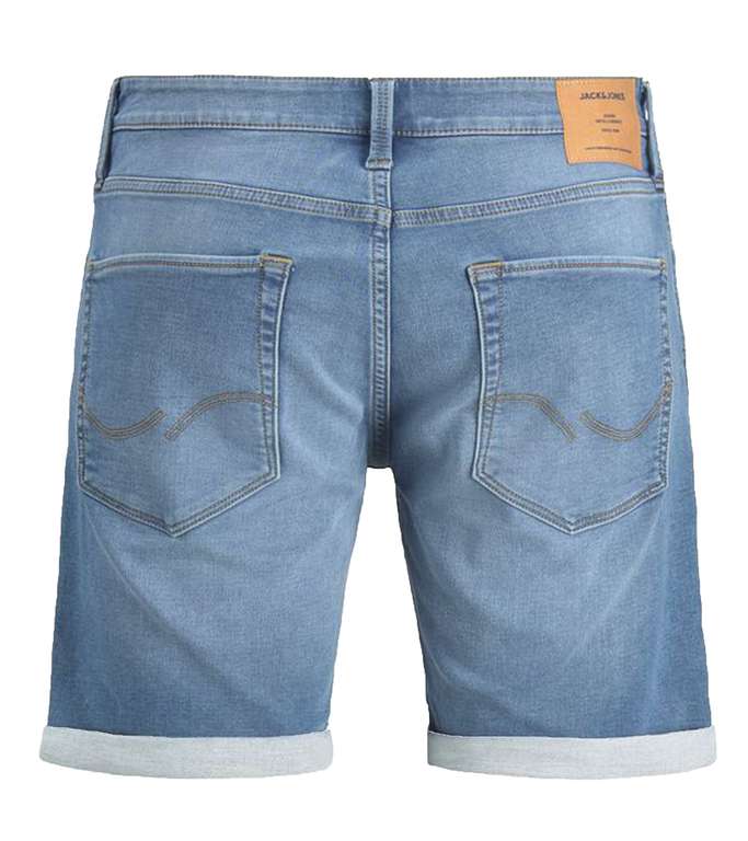 2x Jack & Jones Herren Jeans Shorts Rick Icon Blau (Gr. S - XL)