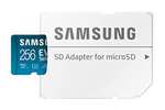 [Personalisiert]Samsung EVO Select microSD Speicherkarte (MB-ME256KA/EU), 256 GB, UHS-I U3, Full HD, 130MB/s Lesen
