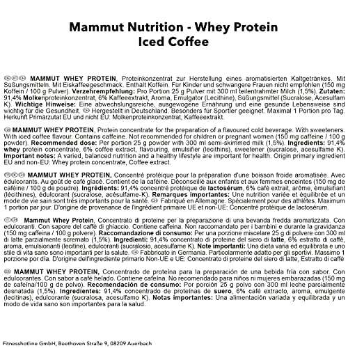 Mammut Nutrition Whey Protein, Iced Coffee