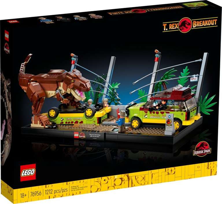 LEGO Jurassic World 76956 Ausbruch des T. Rex / Jurassic Park | mit neuem Konto 77,20€