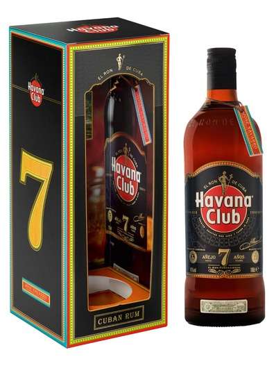 Havana Club Anejo 7 Jahre Rum (1L) in Geschenkpackung | keine Versandkosten ab 25,- Euro Bestellwert Aktion für kurze Zeit