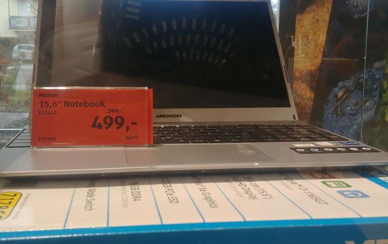 (Lokal München) Medion Akoya E15412 15,6 Zoll Full HD Notebook mit Core I7 1165G7, 16 GB DDR4, 512 GB PCIE SSD