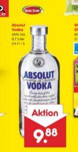 [Netto MD 22.01.] Absolut Vodka 0,7l für 7,90€