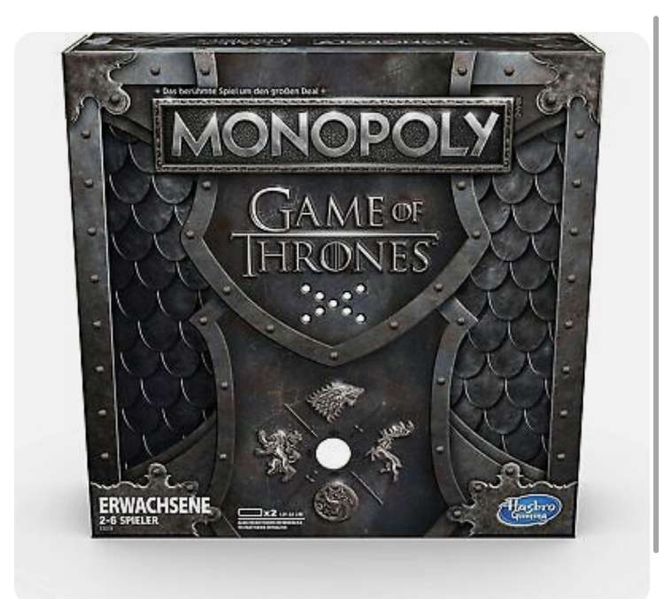 Hasbro - Monopoly Game of Thrones - mit Musikausgabe Gesellschaftsspiel Spiel
