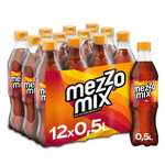 [PRIME/Sparabo] Mezzo Mix - prickelnd-erfrischendes Mischgetränk aus Cola und Orange - Softdrink in praktischen Einweg Flaschen (12 x 500ml)