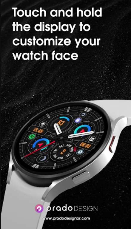 (Google Play Store) P004 - Analog Watch Face (WearOS Watchface, analog)