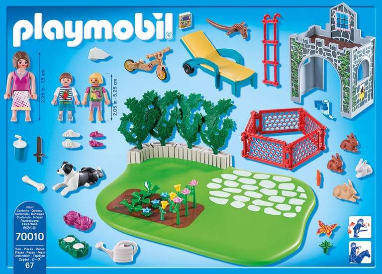 Playmobil Super Set 70010 - Familiengarten - 67 Teile - direkt beim Hersteller