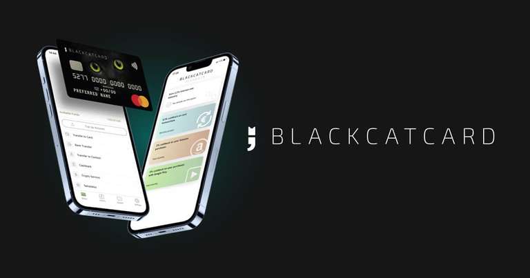 BlackCatCard: kostenlose Prepaid Mastercard mit 4% Zinsen p.a. aufs Guthaben ab 300€ (sonst 2,2% p.a.), keine Schufa Prüfung + 40€ Cashback!