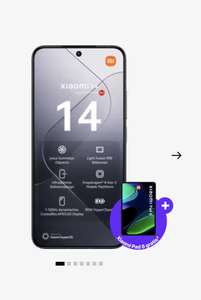 Xiaomi 14 512GB im freenet Telekom Vertrag für 39,99€/Monat, 200€ Zuzahlung, 150€ Wechselbonus + Gratis XIAOMI Pad 6