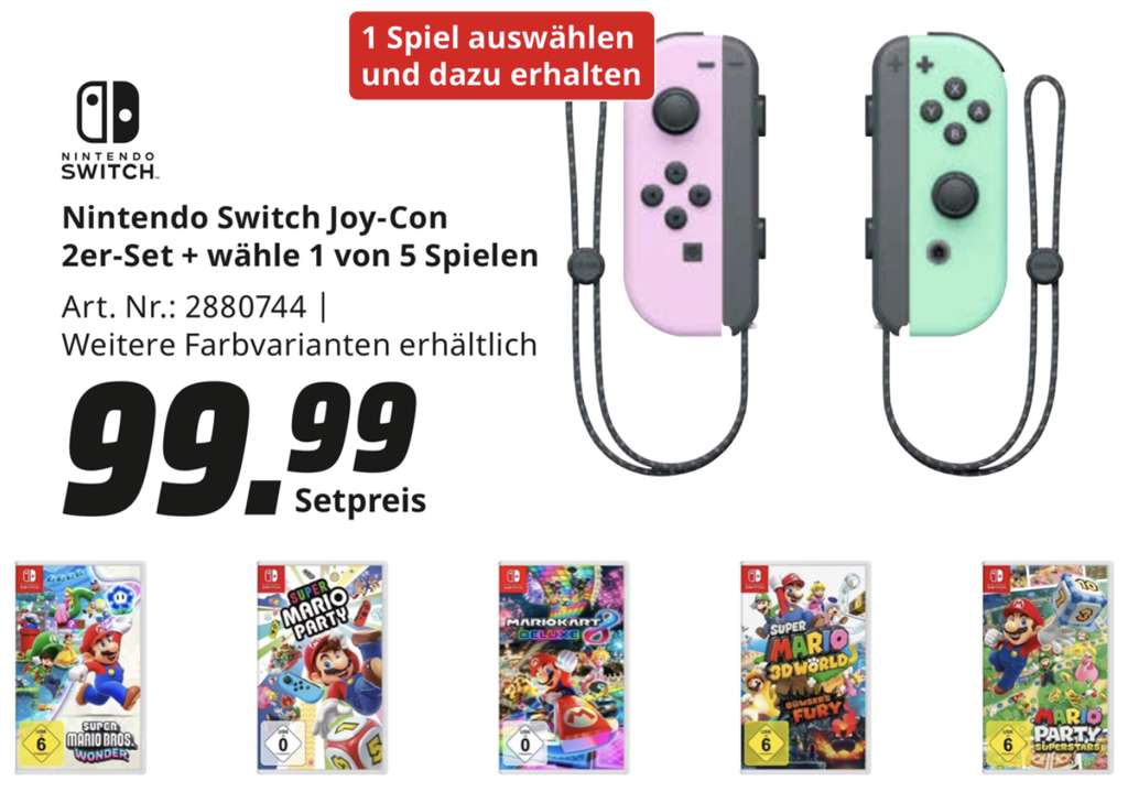 2er Set Joy-Con Halterung für Nintendo Switch Weiss online kaufen