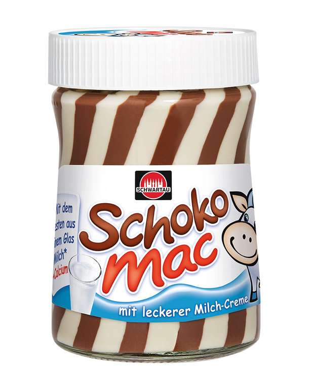 Schwartau SchokoMac, Schoko-Milch Aufstrich, 400g (Prime Spar-Abo)