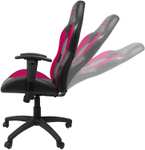 Speedlink Looter Chair | Gamingstuhl | höhenverstellbar | Maximalbelastung ca. 130kg | Schwarz-Pink