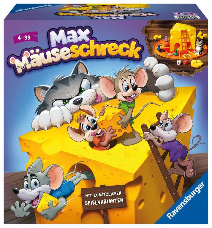 Ravensburger Kinderspiele - Max Mäuseschreck (Prime)