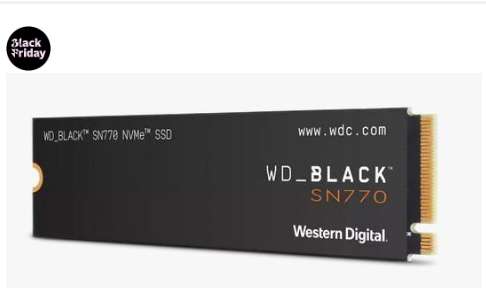 [otto up] WD Black SN770 2TB M.2 SSD (PCIe 4.0 x4, R5150, W4850, 3D-NAND TLC) PS5 geeignet