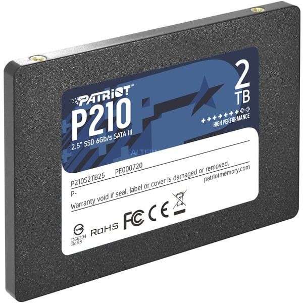 [Alternate] Patriot P210 2 TB, SSD (schwarz, SATA 6 Gb/s, 2,5")