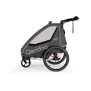 Qeridoo QUPA 2 Fahrradanhänger für 294,99€- verschiedene Farben
