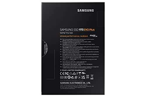 Samsung Festplatte 970 Evo Plus MZ-V7S1T0BW, M.2 2280, intern, M.2 / NVMe, 1TB SSD