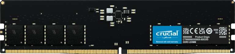 Crucial 32GB DDR5-4800 CL40 DIMM