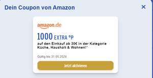 1000 Payback Punkte bei Amazon in der Kategorie Küche, & Wohnen! ( personalisiert ?) Amazon