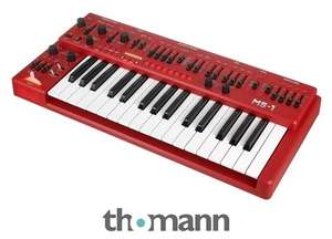 Behringer MS-1, Analoger Synthesizer mit 32 halbgewichteten Tasten, in rot für 189€