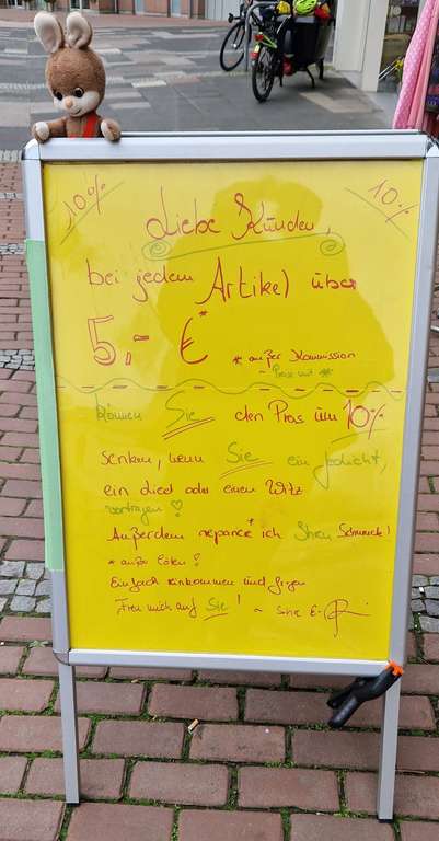 [Lokal Aachen] Steinzeit in Burtscheid - Beim Vortrag eines Liedes, Witzes oder Gedicht gibt es 10% Rabatt, ab 5 € (außer Kom. Ware)
