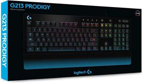B-Ware / Logitech G213 Prodigy ENGLISCHE Gaming-Tastatur, Programmierbare G-Tasten