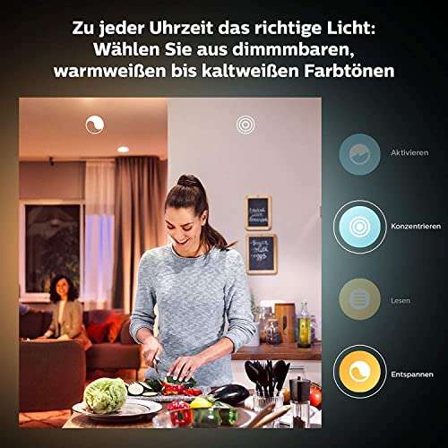 2x Philips Hue White & Color Ambiance E14 LED Lampe 2-er Pack,(gesamt 4 Leuchtmittel) dimmbar, bis zu 16 Mio. Farben(Prime)