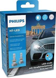 2 x PHILIPS H7 LED Autolampe Ultinon Pro6000