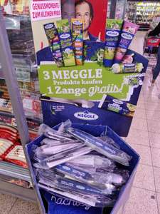 Gratis Meggle Grillzange beim Kauf von drei Meggle Produkten