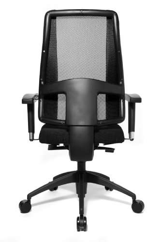 TOPSTAR Bürodrehstuhl Lady SITNESS Deluxe, beweglich mit 7 Zonen, schwarz/schwarz, max. 110 kg (Amazon Händler Chairmarkt AG)