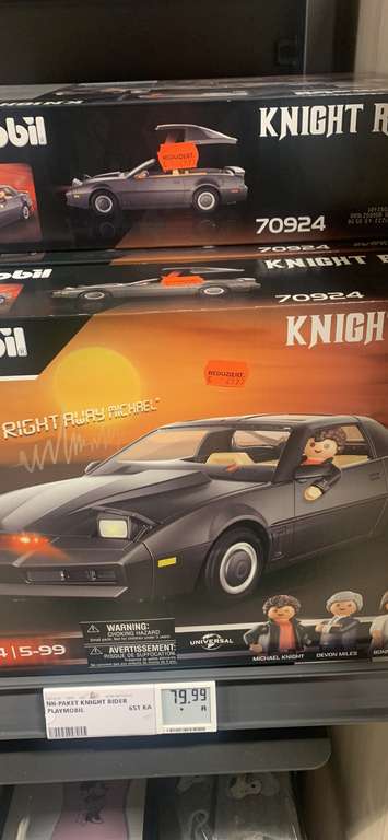 [LOKAL] PLAYMOBIL 70924 Knight Rider - K.I.T.T. 29,95€, im Rewe Markt Neu Wulmstorf