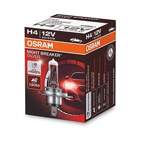3 x Osram Night Breaker Silver H4 Halogen-Scheinwerferlampe [Prime]