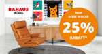 Rahaus Möbel 25% Rabatt [Lokal Berlin] GASAG Kunden am Sonntag 3.3.24