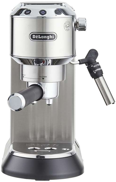 DeLonghi EC 685.M Dedica Style Espressomaschine (Siebträger, Milchschaumdüse) für 111€ | als Bundle mit Kaffeemühle KG521.M für 222€