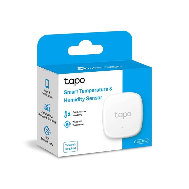 TP-Link Tapo T310 Smart Temperatur & Luftfeuchtigkeitsmonitor [Amazon Prime]