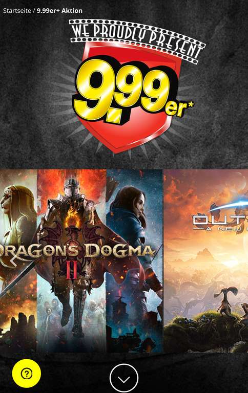 Gamestop 9,99€ Aktion Rise of the Ronin Ps5 Playstation 5, Alone in the Dark, Dragons Dogma 2 Ps5 / Xbox für je 41,97€ dank MM 20%