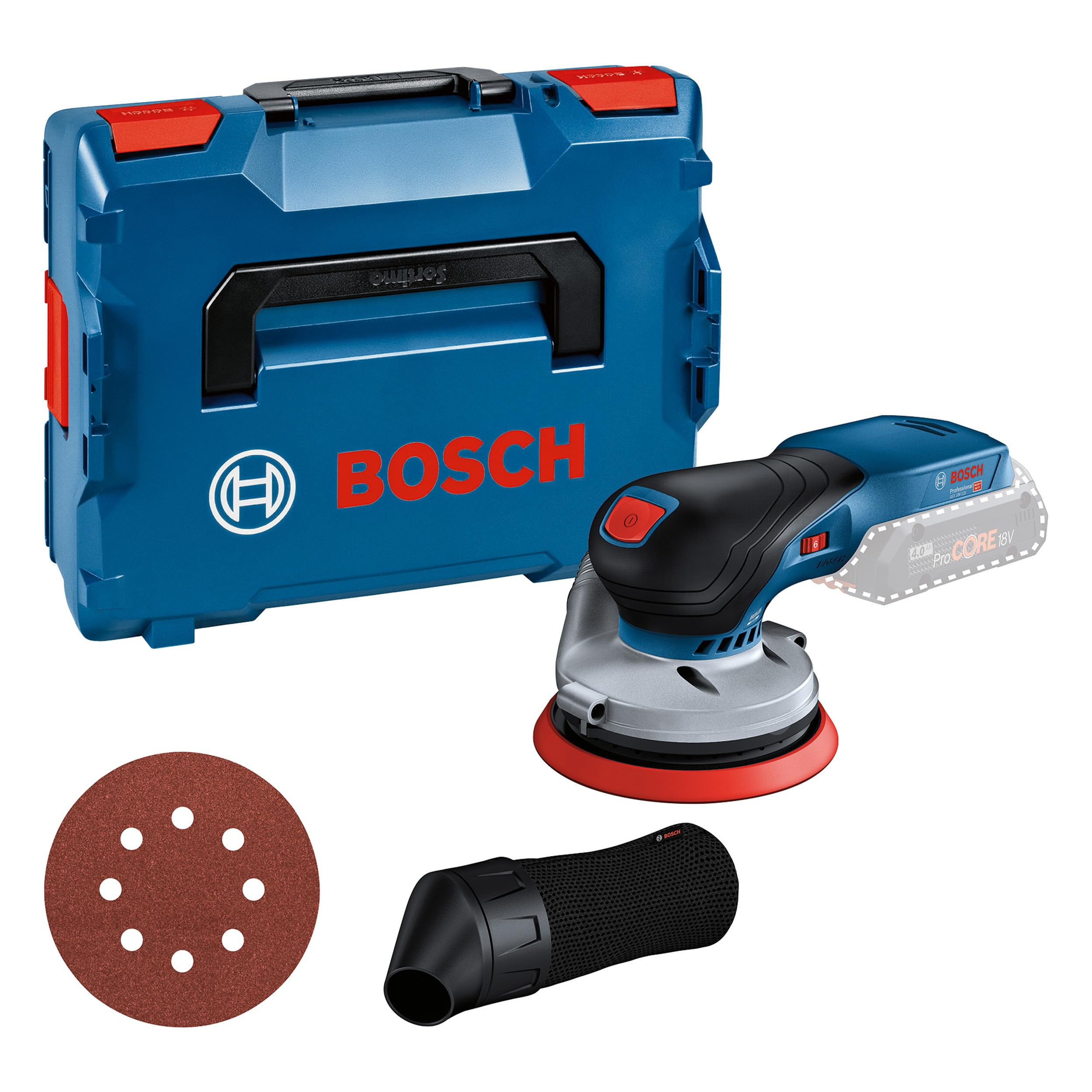 Bosch Professional 18V GEX 18V-125 - L-BOXX - Exzenterschleifer