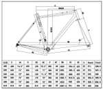Carbonda Carbon Gravel Bike Rahmen CFR 696 mit Carbongabel u. Carbonsattelstütze Größe 49-61