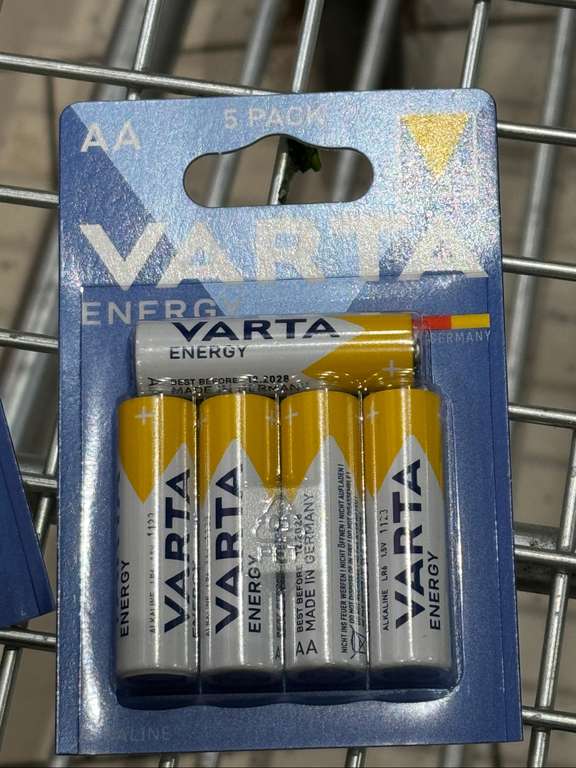 [Lokal Kaufland Mainz] VARTA AA ENERGY Batterien (5 Pack) für 1,00€