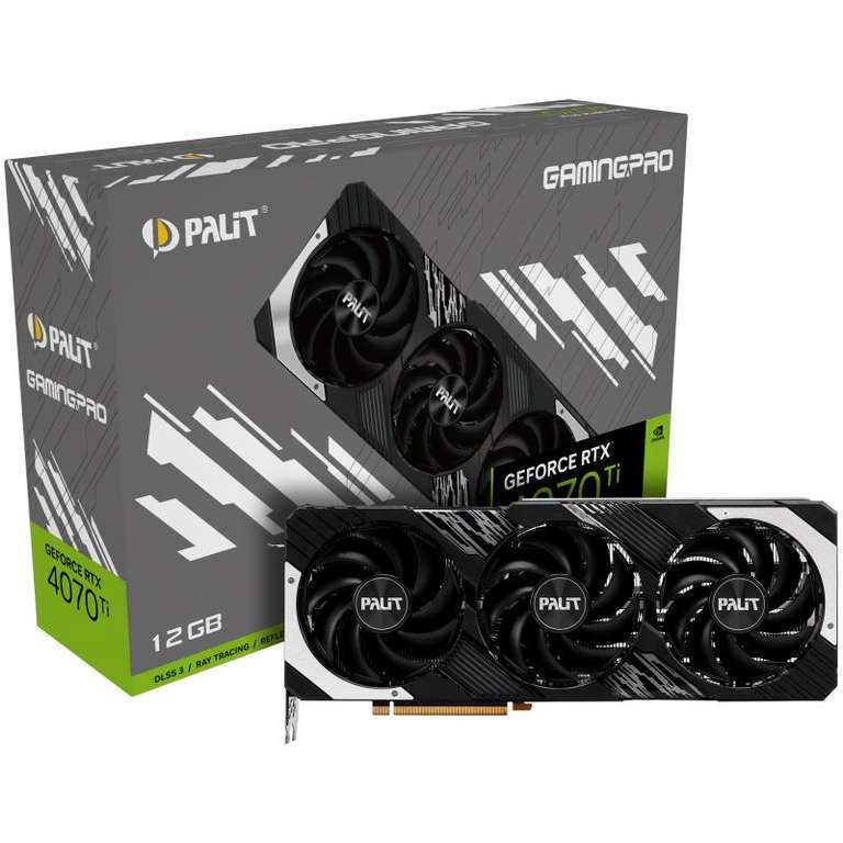 (MINDSTAR) Palit Gaming Pro NVIDIA GeForce RTX 4070 Ti 12 GB GDDR6X Grafikkarte